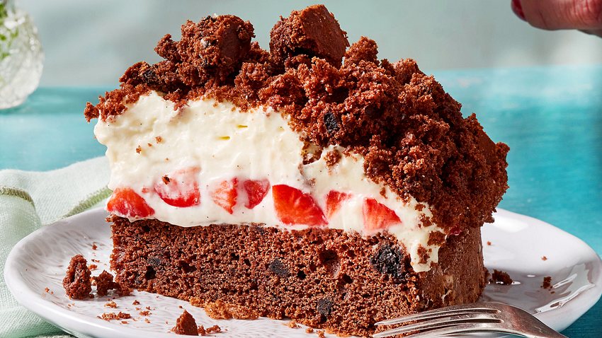 Erdbeer-Maulwurfkuchen mit Oreos - Foto: House of Food / Bauer Food Experts KG